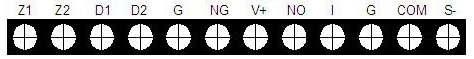 GST-LD-8319输入模块对外端子示意图